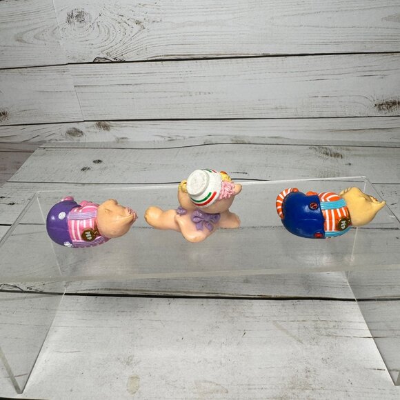Cabbage Patch Kids Koosas PVC Figures Lot of 7 Vintage 1980s Tomy Toys Pets - Picture 3 of 6